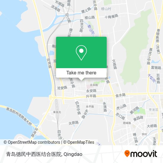 青岛德民中西医结合医院 map