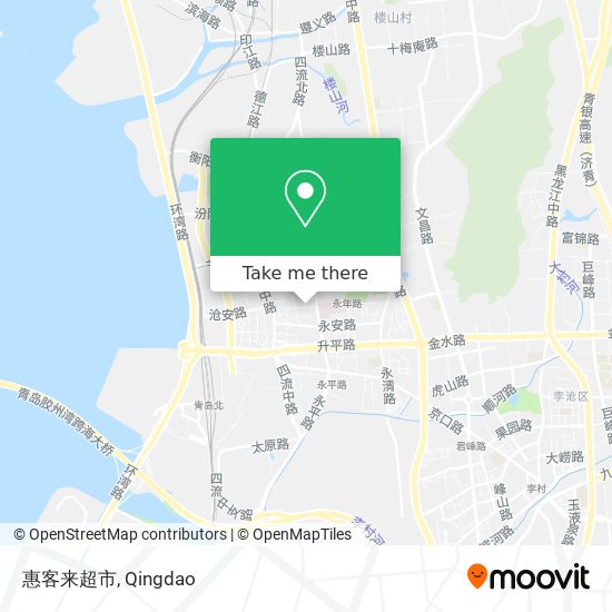 惠客来超市 map