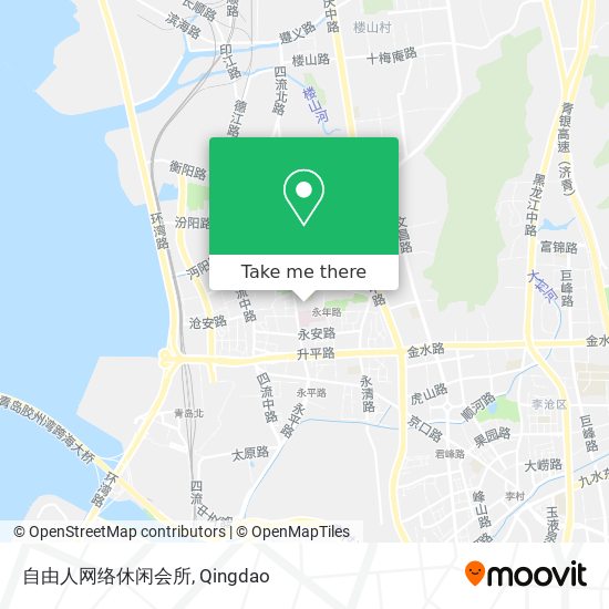 自由人网络休闲会所 map