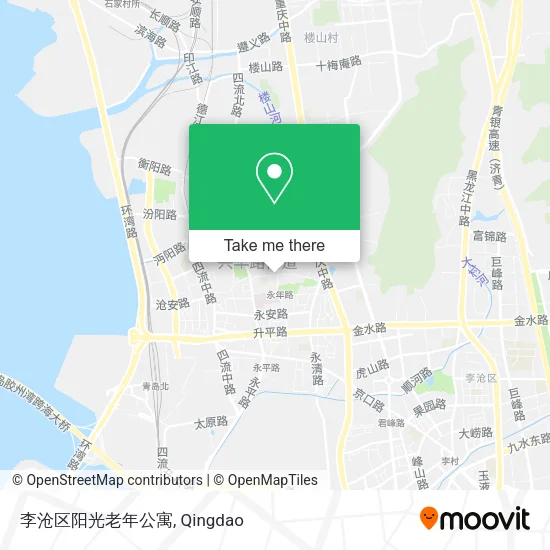 李沧区阳光老年公寓 map