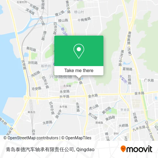 青岛泰德汽车轴承有限责任公司 map