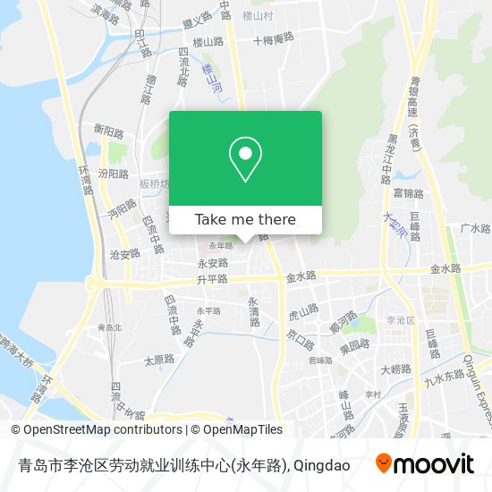 青岛市李沧区劳动就业训练中心(永年路) map
