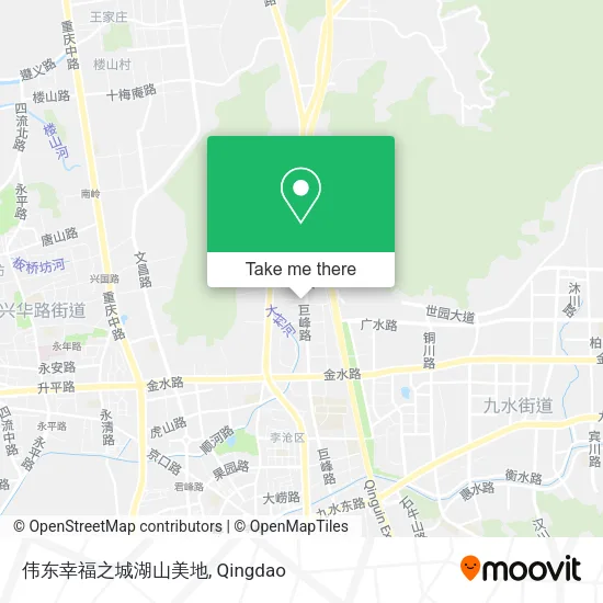伟东幸福之城湖山美地 map
