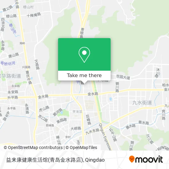 益来康健康生活馆(青岛金水路店) map