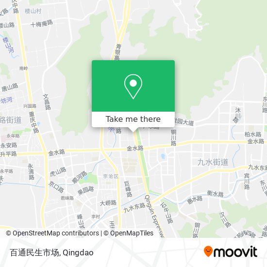 百通民生市场 map