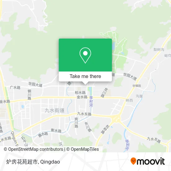 炉房花苑超市 map