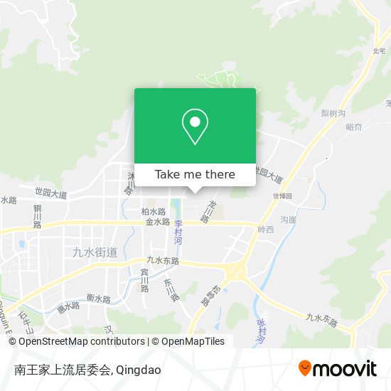 南王家上流居委会 map