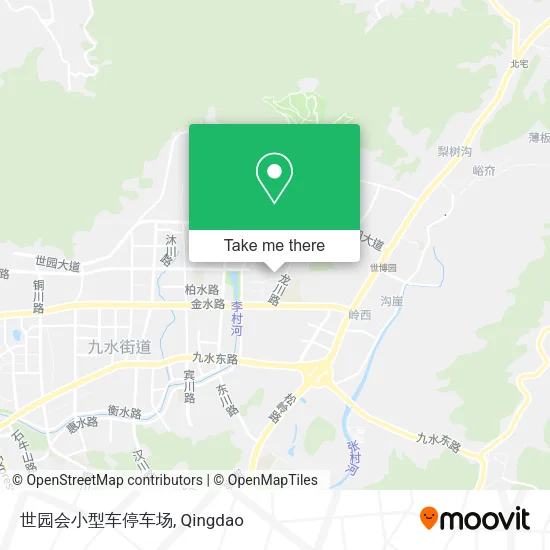 世园会小型车停车场 map
