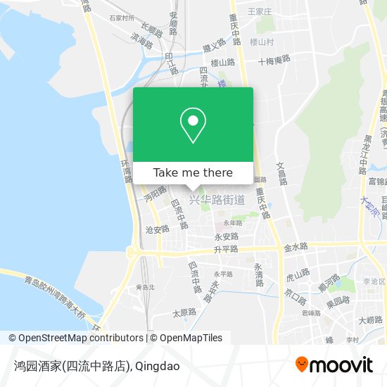 鸿园酒家(四流中路店) map