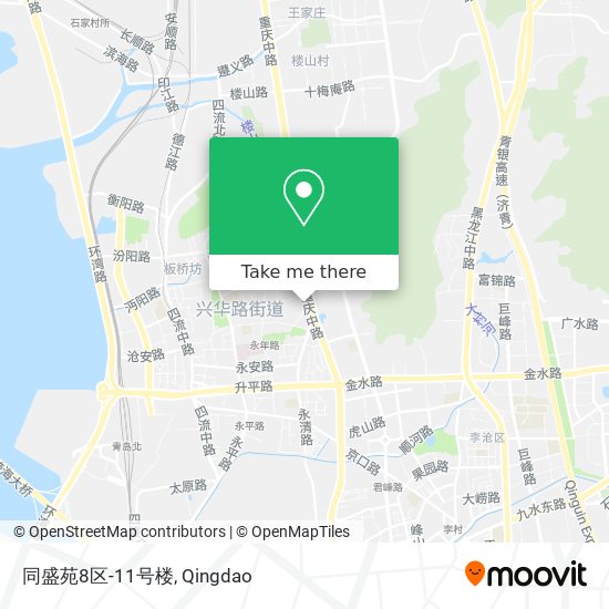 同盛苑8区-11号楼 map