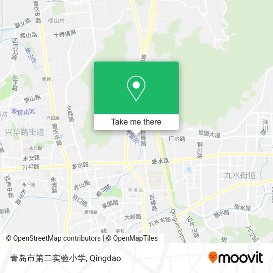 青岛市第二实验小学 map