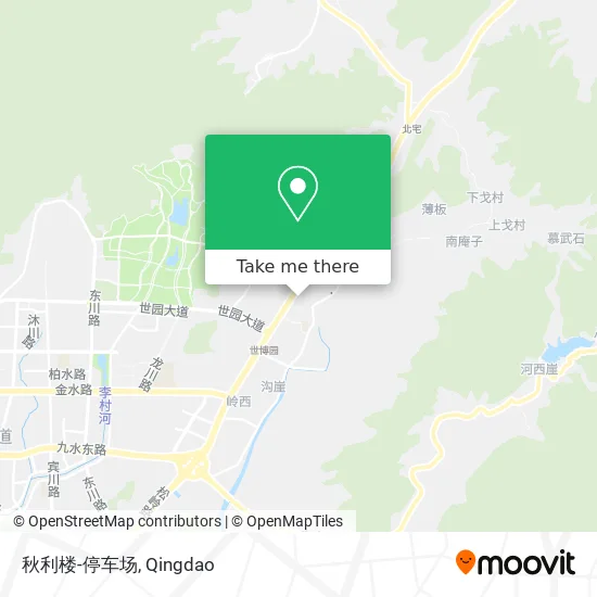 秋利楼-停车场 map