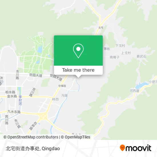北宅街道办事处 map