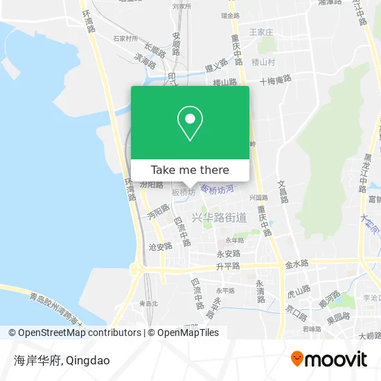 海岸华府 map