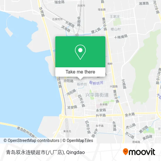 青岛双永连锁超市(八厂店) map