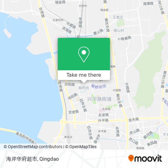 海岸华府超市 map