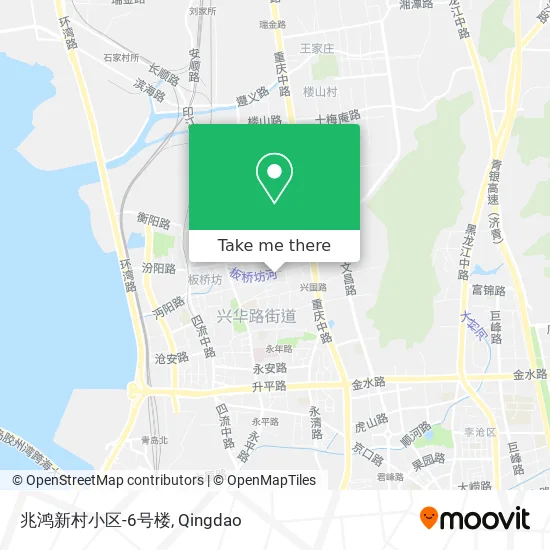 兆鸿新村小区-6号楼 map
