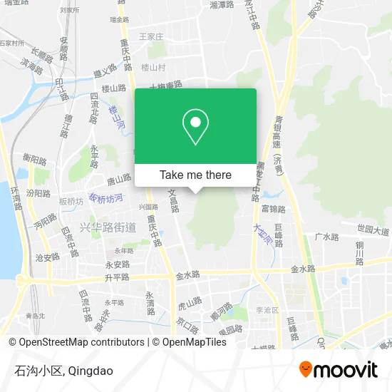 石沟小区 map