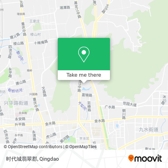 时代城翡翠郡 map