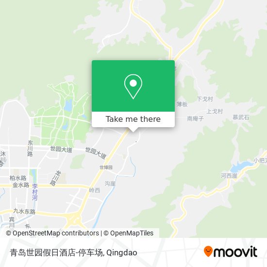 青岛世园假日酒店-停车场 map