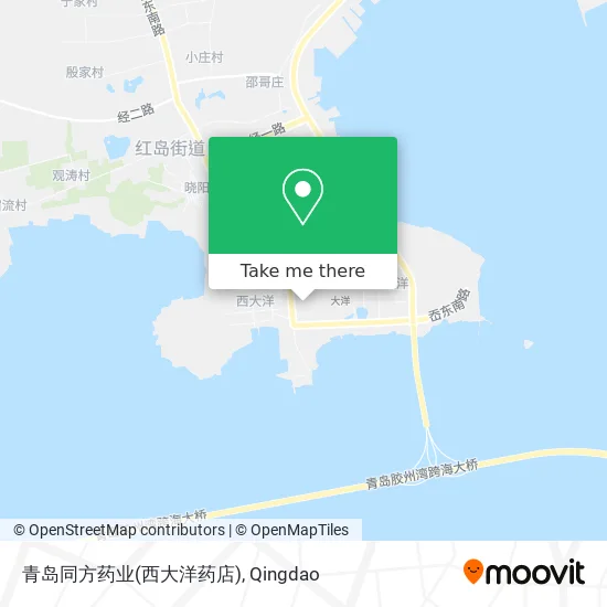 青岛同方药业(西大洋药店) map