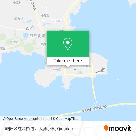 城阳区红岛街道西大洋小学 map