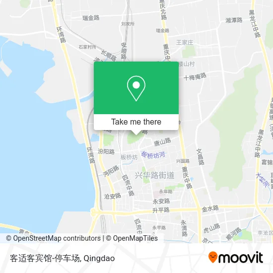 客适客宾馆-停车场 map