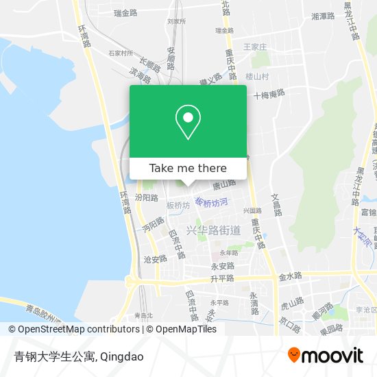 青钢大学生公寓 map