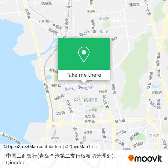 中国工商银行(青岛李沧第二支行板桥坊分理处) map