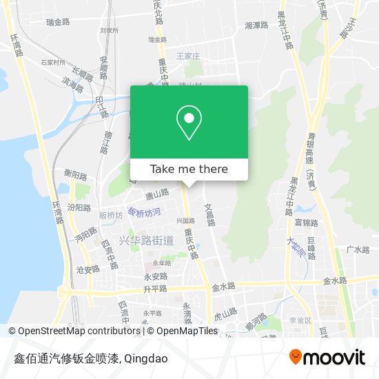 鑫佰通汽修钣金喷漆 map