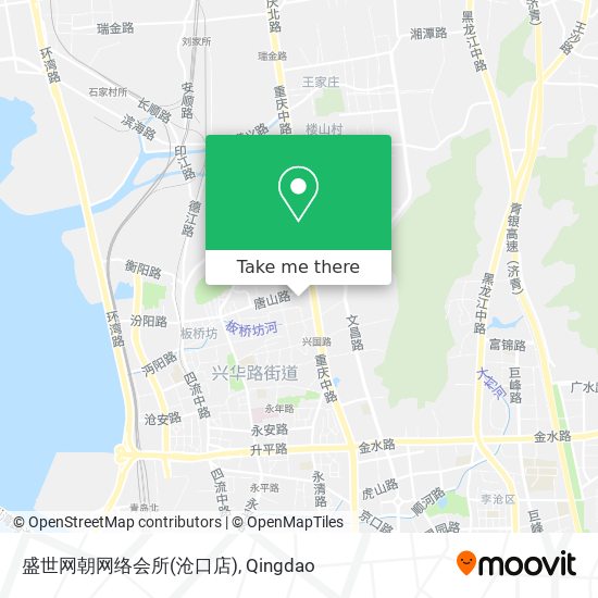 盛世网朝网络会所(沧口店) map