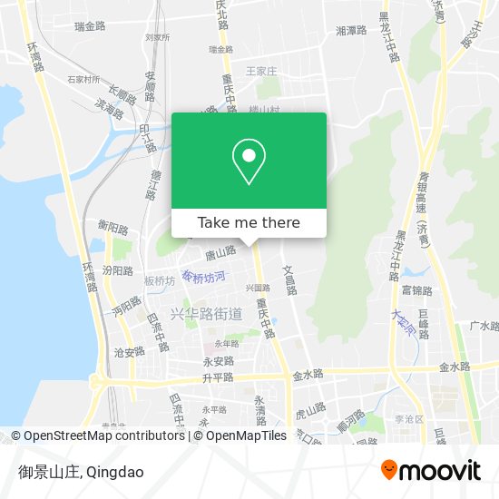 御景山庄 map