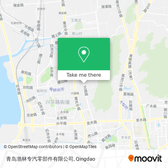 青岛渤林专汽零部件有限公司 map