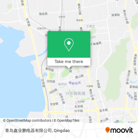 青岛鑫业鹏电器有限公司 map