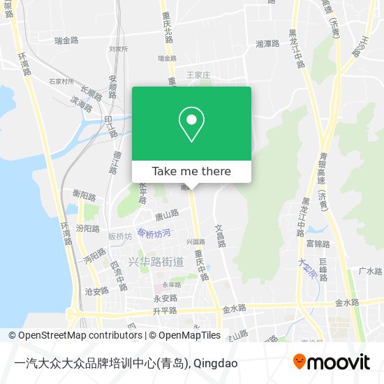 一汽大众大众品牌培训中心(青岛) map