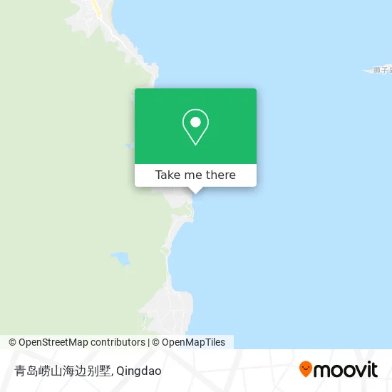 青岛崂山海边别墅 map