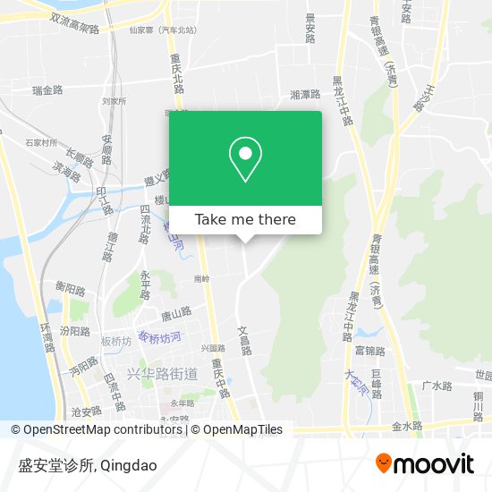 盛安堂诊所 map