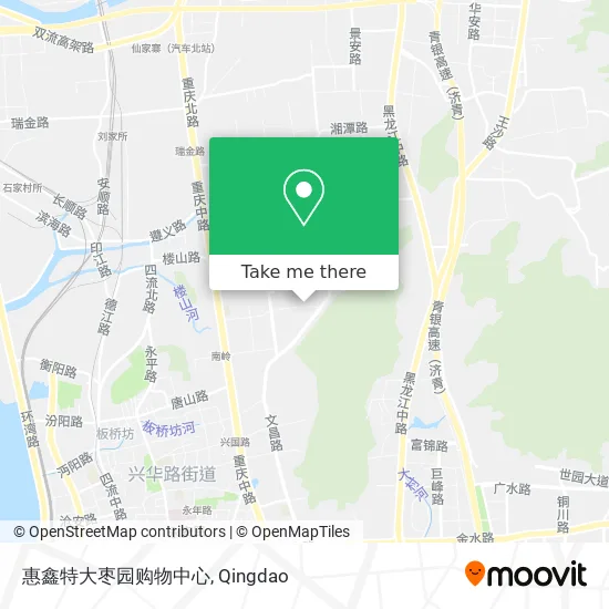 惠鑫特大枣园购物中心 map