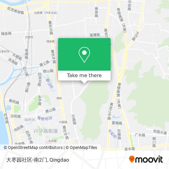 大枣园社区-南2门 map