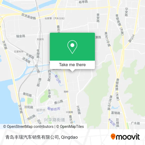 青岛丰瑞汽车销售有限公司 map