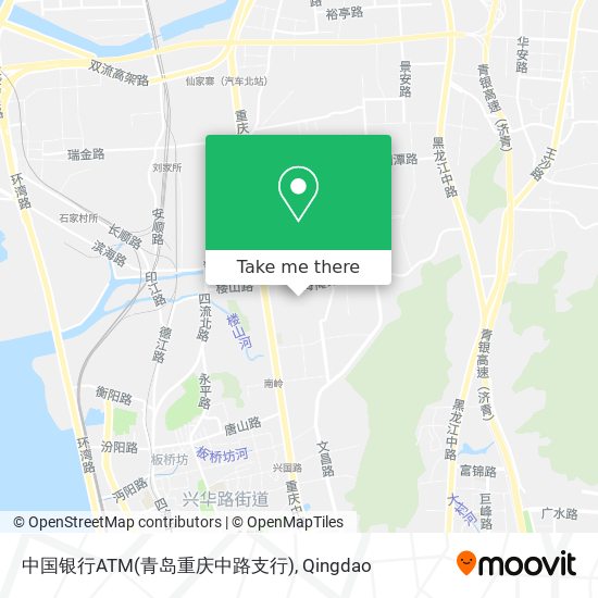 中国银行ATM(青岛重庆中路支行) map