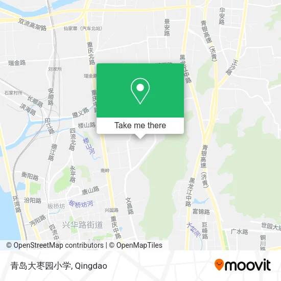 青岛大枣园小学 map