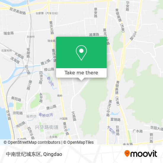 中南世纪城东区 map