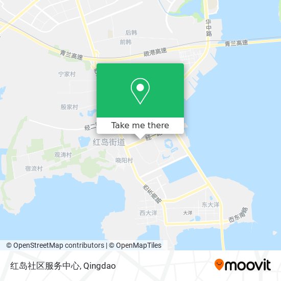 红岛社区服务中心 map