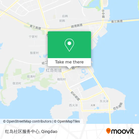 红岛社区服务中心 map