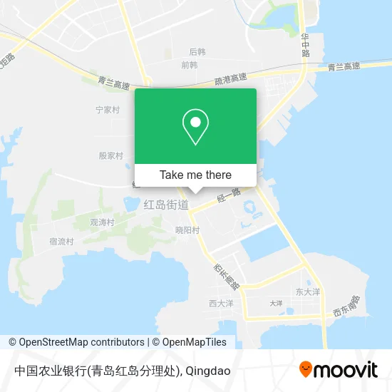 中国农业银行(青岛红岛分理处) map