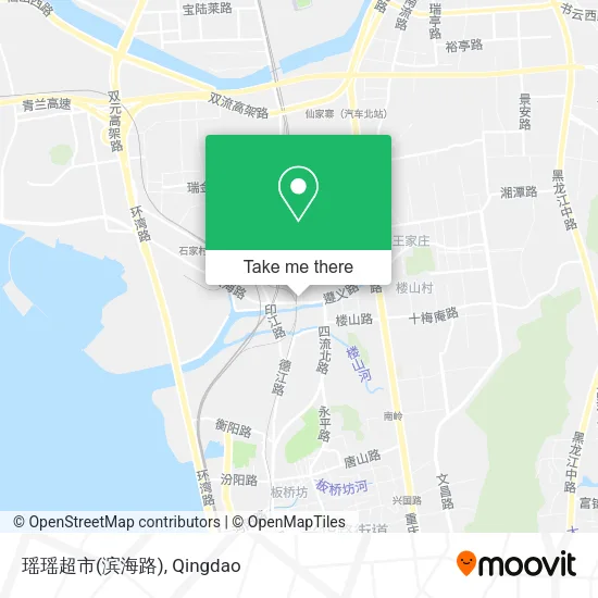 瑶瑶超市(滨海路) map