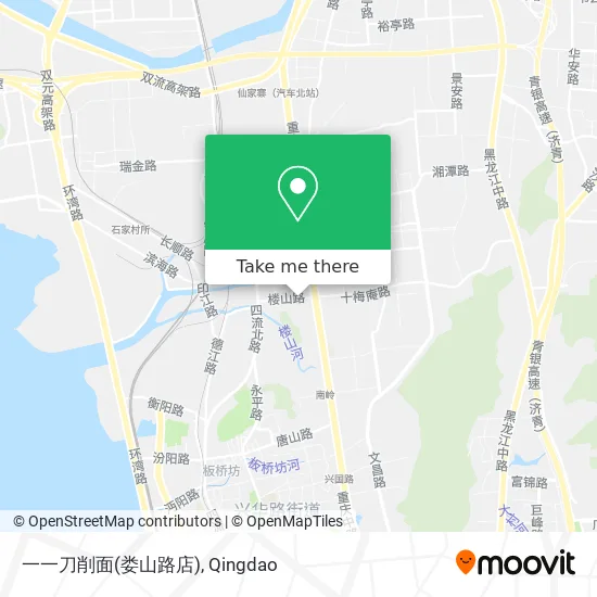 一一刀削面(娄山路店) map