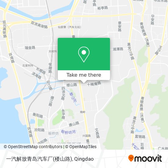一汽解放青岛汽车厂(楼山路) map