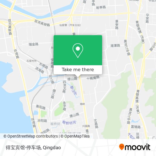 得宝宾馆-停车场 map